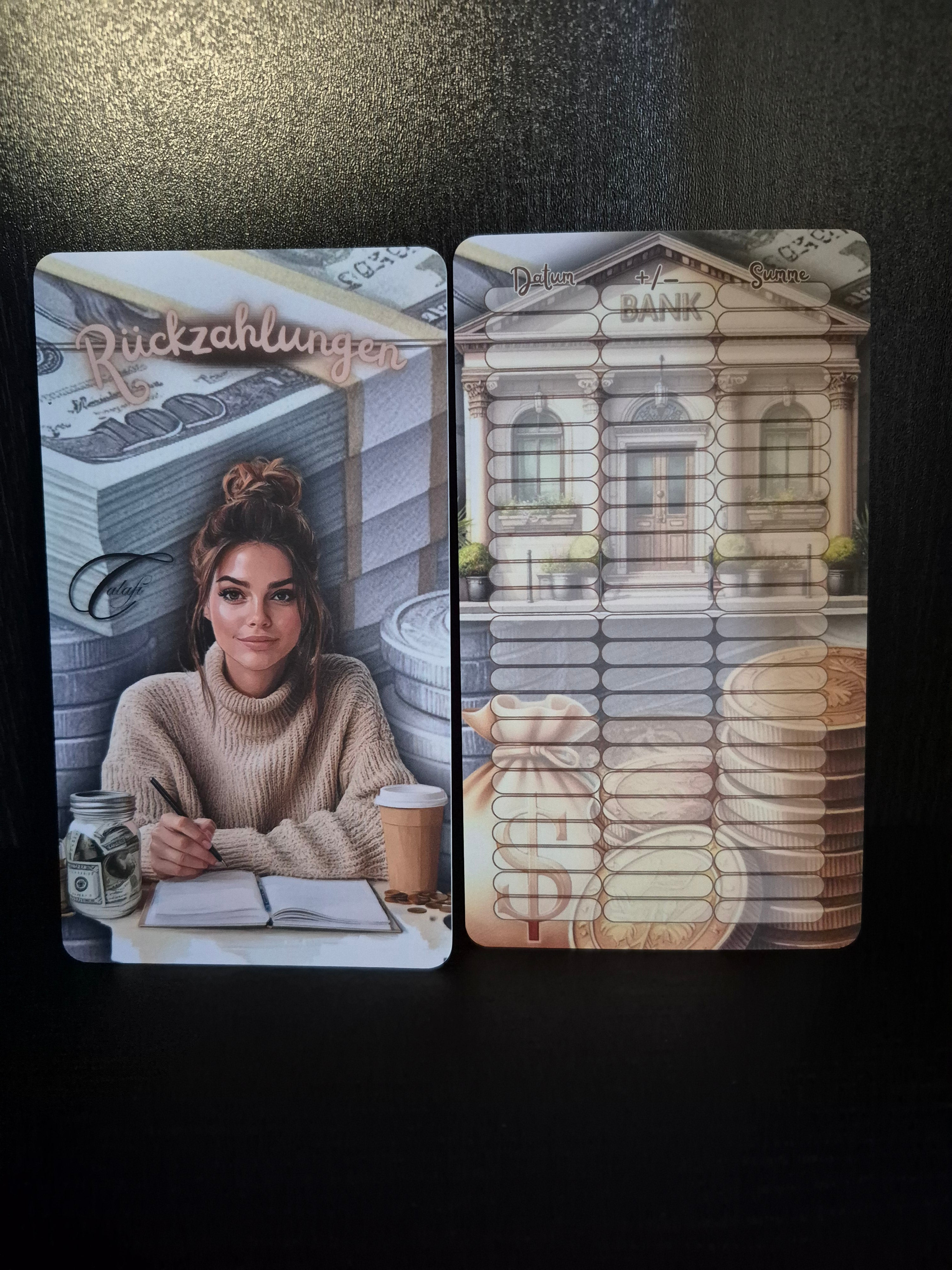 Rückzahlungen - Folierte Einheftchallenge A6