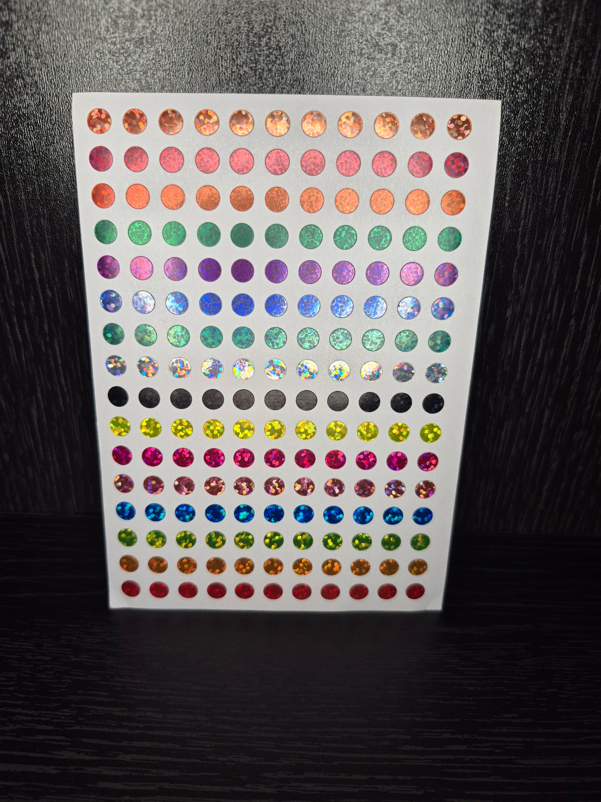Sticker Glitzer-Punkte