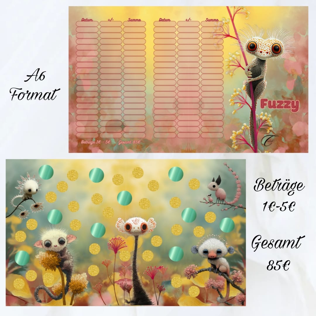 Fuzzy - 3er Klappkarte A6