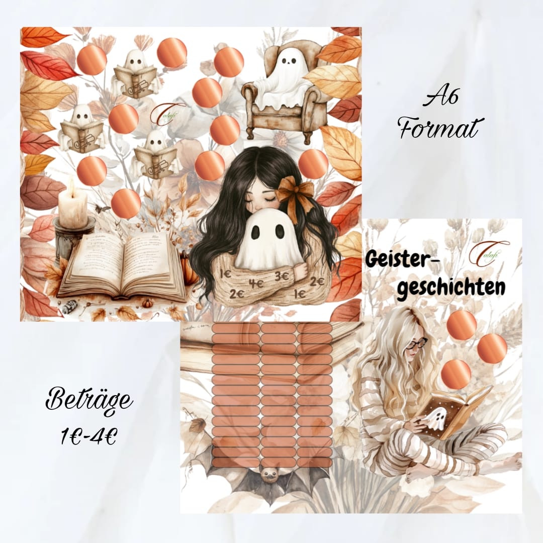Geistergeschichten - 2er Klappkarte A6