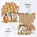 Herbstbaum - 2er Klappkarte A7