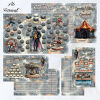 Spooky Village Challenge-Set A6