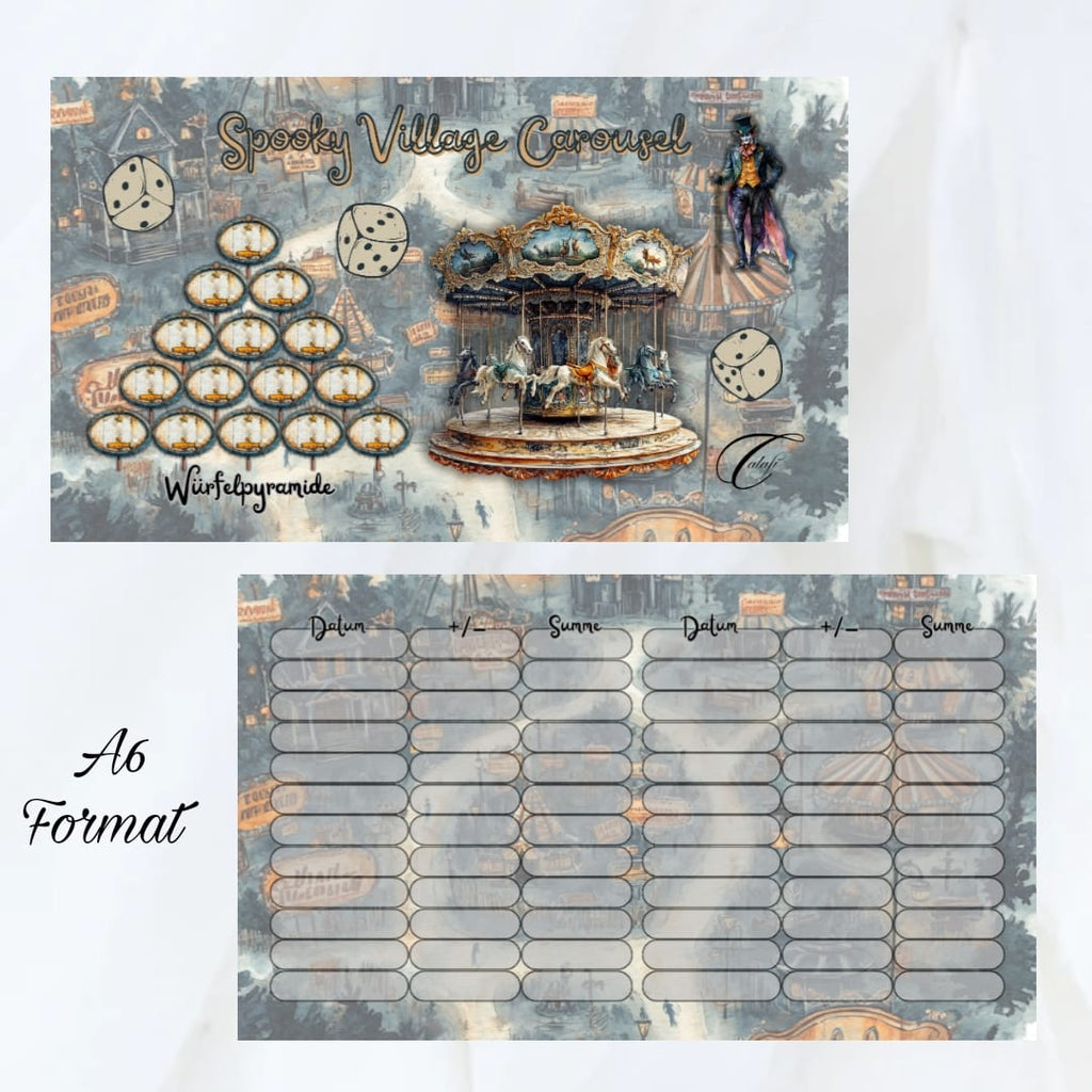 Spooky Village Challenge-Set A6