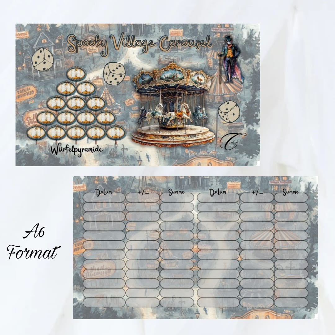 Spooky Village Challenge-Set A6